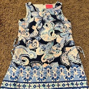 Lilly Pulitzer blue design dress - size 0